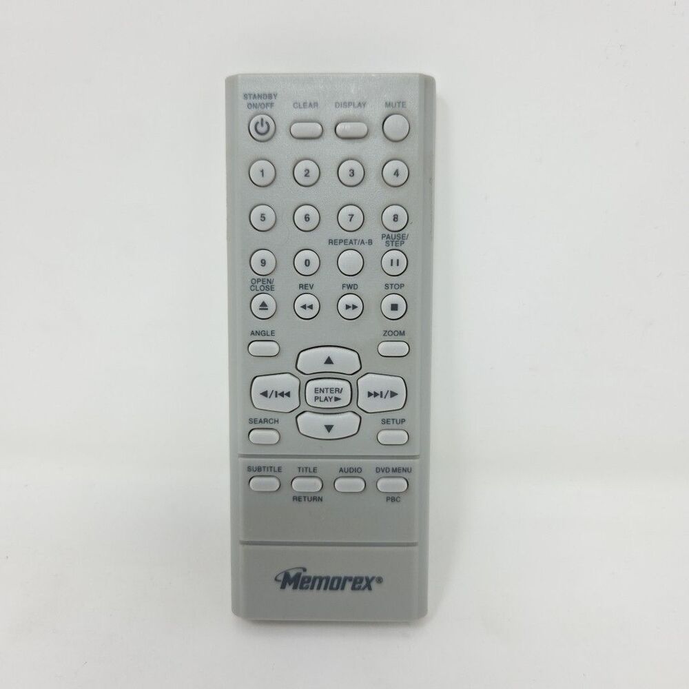 Genuine Memorex RCNN83 Remote Control for Portable DVD Player OEM - Tested